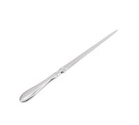 CaLeQi - Tagliacarte in acciaio inox con manico e manico Argento (Argento)