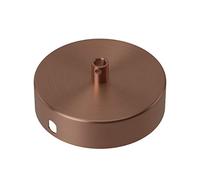 CALEX 940018 Creations-Piastra da Soffitto-1 Punto di collegamento-ø 10 cm-Rame, Mat Koper, Taglia unica