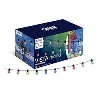 CALEX Catena luminosa - espandibile, 10 lampade, RGBIC+CCT, interno/esterno, IP44, cavo di collegamento 5 m, distanza di 50 cm tra le lampade, fino a 4 set accoppiabili - Illuminazione suggestiva
