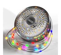 CALEX Catena luminosa Vista con batteria, 8 m, colori RGB & luce calda, impermeabile, per giardino & camper