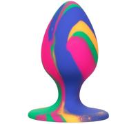 Calex cheeky medio tie-dye plug anale
