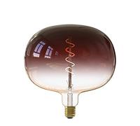 CALEX Colors Fondo, attacco E27, lampadina a filamento da 5 W, dimmerabile, lampadina decorativa marrone, bianco caldo