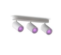 CALEX Faretto da soffitto LED Smart, 3 luci ovali, orientabile, colori RGB & luce da fredda a calda, Dimmerabile, controllo app Wi-Fi & vocale, Bianco