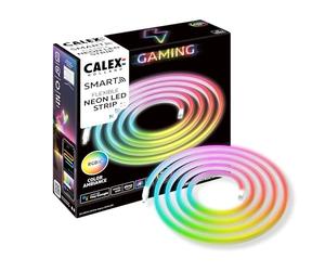 CALEX Gaming Neon Striscia LED, colori RGBIC, compatibile Razer Chroma, sincronizzazione PC, 2 m