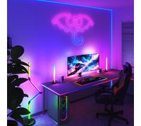 CALEX Gaming Ultimate Experience Kit - Razer Chroma compatibile - Complete RGBIC Synchronisatie - Smart Home Gaming Set per PC - Incluse strisce LED, Lightbar & XXL Muismat