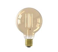Calex Lampadina E27 G95 - LED filamento vintage oro 4,5W 2100K luce calda dimmerabile