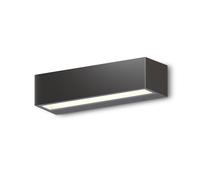 CALEX Modena Applique, Luce Verso il Basso, Interno & Esterno, LED Integrato, Luce Bianco Caldo, 26 cm, Impermeabile, Nero