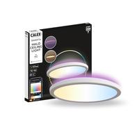 CALEX Plafoniera LED Smart Halo, 30 cm, colori RGB & luce da fredda a calda, Dimmerabile, controllo app Wi-Fi & vocale, Bianco
