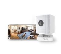 CALEX Smart Security Mini Telecamera interna 2K con spotlight, rilevazione movimento, visione notturna & controllo app