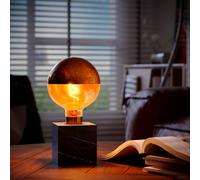 Calex Square Marble lampada da tavolo, nero Calex