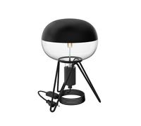 Calex Tripod lampada da tavolo, nero Calex