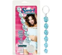 CalExotics Beads SEX TOY - ANAL TOY - Perline SWIRL PLEASURE BEADS BLUE