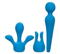 Calexotics - couture kit vibratore wand 10 vibrazioni blu