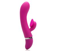 CalExotics Foreplay Frenzy Climaxer Rabbit Vibrator Impermeabile Doppio Coniglio