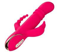 CALEXOTICS - JACK FANTASY VIBRATORE TRIPLO RISCALDATO ROSA CONIGLIO