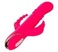 Calexotics - jack fantasy vibratore triplo riscaldato rosa coniglio