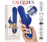 CalExotics Jack Rabbit Silicone Rotating Beaded Vibrator Rotante Coniglio Donna