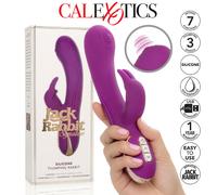 CalExotics Jack Silicone Thumping Vibratore Rabbit Doppio Sesso Toys Sexy Dildo