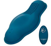 Calexotics - massaggiatore pilota telecomando doppio motore blu