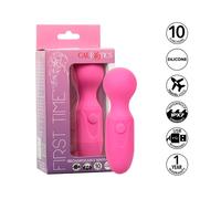 CALEXOTICS - FIRST TIME MASSAGGIATORE RICARICABILE 10 VIBRAZIONI ROSA
