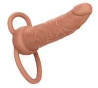 Calexotics - performance maxx ricaricabile doppio penetratore marrone pelle
