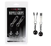 California Exotics Nipple Grips Weighted Tweezer Nipple Clamps