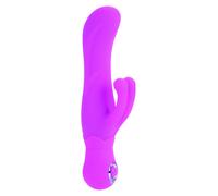 CalExotics Posh Double Dancer G Spot Clit 10cm Mini Rabbit Vibratore Doppio Toys
