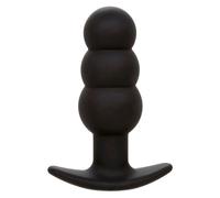 Calexotics - rock bottom perline tappo anale 10 vibrazioni silicone nero