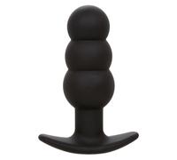 CALEXOTICS - ROCK BOTTOM PERLINE TAPPO ANALE 10 VIBRAZIONI SILICONE NERO