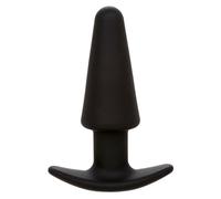 Calexotics - rock bottom tappo anale conico 10 vibrazioni silicone nero