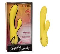 CalExotics Vibratore Rabbit San Diego Seduction Giallo