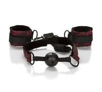 Calexotics Scandal Ball Gag - Bavaglio Traspirante con Manette