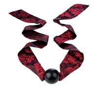 Calexotics - scandal ball gag con fiocco nero/rosso