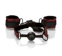 Calexotics - scandal ball gag traspirante con manette
