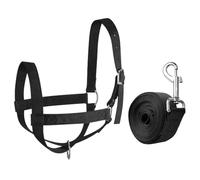 Calf Halter - Cattle Training Halter and Lead Rope,Small Breeds Animals Showing Adjustable Tool for Training Handling Horse Lamb Foal Goat Sheep