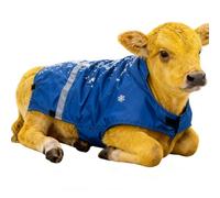Calf Jacket - Poliestere, Adjustable Fit Cattle Vest Windproof Thermal Protection | Belly-Coverage Cold Weather Insulation, Livestock Winter Blanket For Outdoor Pasture, Night Protection, Breeding