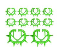 Calf Weaner Nose Ring - Anti Sucking Spike | 10 Pack Livestock Equipment | Humane Reusable Bull Clips, Effective Nursing Barrier, Secure Fastener Attachment, for Farm & Ranch Cattle Care