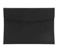 CALFOVERA Cartella Portadocumenti In pelle PU A4 con Chiusura A Scatto Formato Lettera Nera Impermeabile con Tasca Portadocumenti Organizer per Ricevute Contratti Cancelleria Tablet