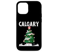 Calgary, orizzonte, inverno, neve, canada, canadese, natale, NYE Custodia per iPhone 12/12 Pro
