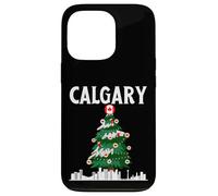 Calgary, orizzonte, inverno, neve, canada, canadese, natale, NYE Custodia per iPhone 13 Pro