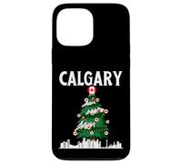 Calgary, orizzonte, inverno, neve, canada, canadese, natale, NYE Custodia per iPhone 13 Pro Max