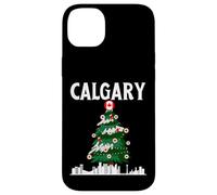 Calgary, orizzonte, inverno, neve, canada, canadese, natale, NYE Custodia per iPhone 14 Plus