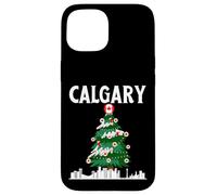 Calgary, orizzonte, inverno, neve, canada, canadese, natale, NYE Custodia per iPhone 15