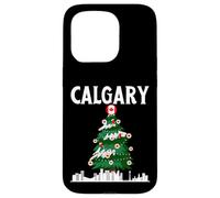 Calgary, orizzonte, inverno, neve, canada, canadese, natale, NYE Custodia per iPhone 15 Pro