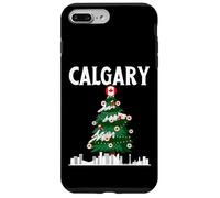 Calgary, orizzonte, inverno, neve, canada, canadese, natale, NYE Custodia per iPhone 7 Plus/8 Plus