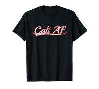 Cali AF West Coast California Lifestyle Vintage Varsity Maglietta