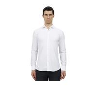 Caliban, ,Shirts ,Uomo ,Bianco ,M Camicia a maniche lunghe