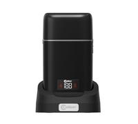 Caliber Moab - Rasoio elettrico a tripla lamina per uomo, con display digitale per rasature ravvicinate, impermeabile e senza fili, portatile e ricaricabile tramite USB