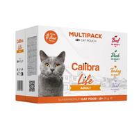 CALIBRA Cat Life Pouch Adult Multipack in gravy 12 x 85g bustine in salsa per gatti