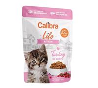 CALIBRA Cat Life Pouch Kitten Turkey in gravy 85g tacchino in salsa per gattini